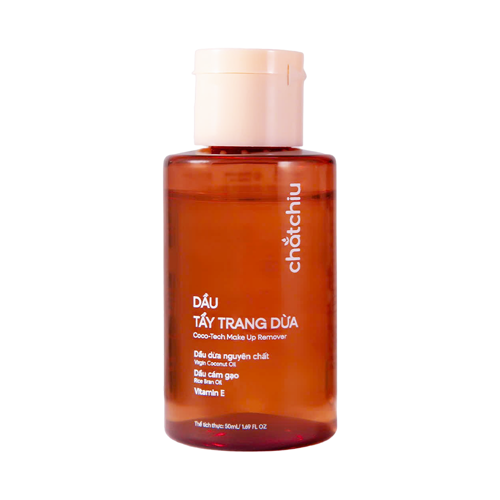 Dầu tẩy trang Chắt Chiu từ dừa làm sạch sâu dịu nhẹ, giảm sợi nhờn 50ml