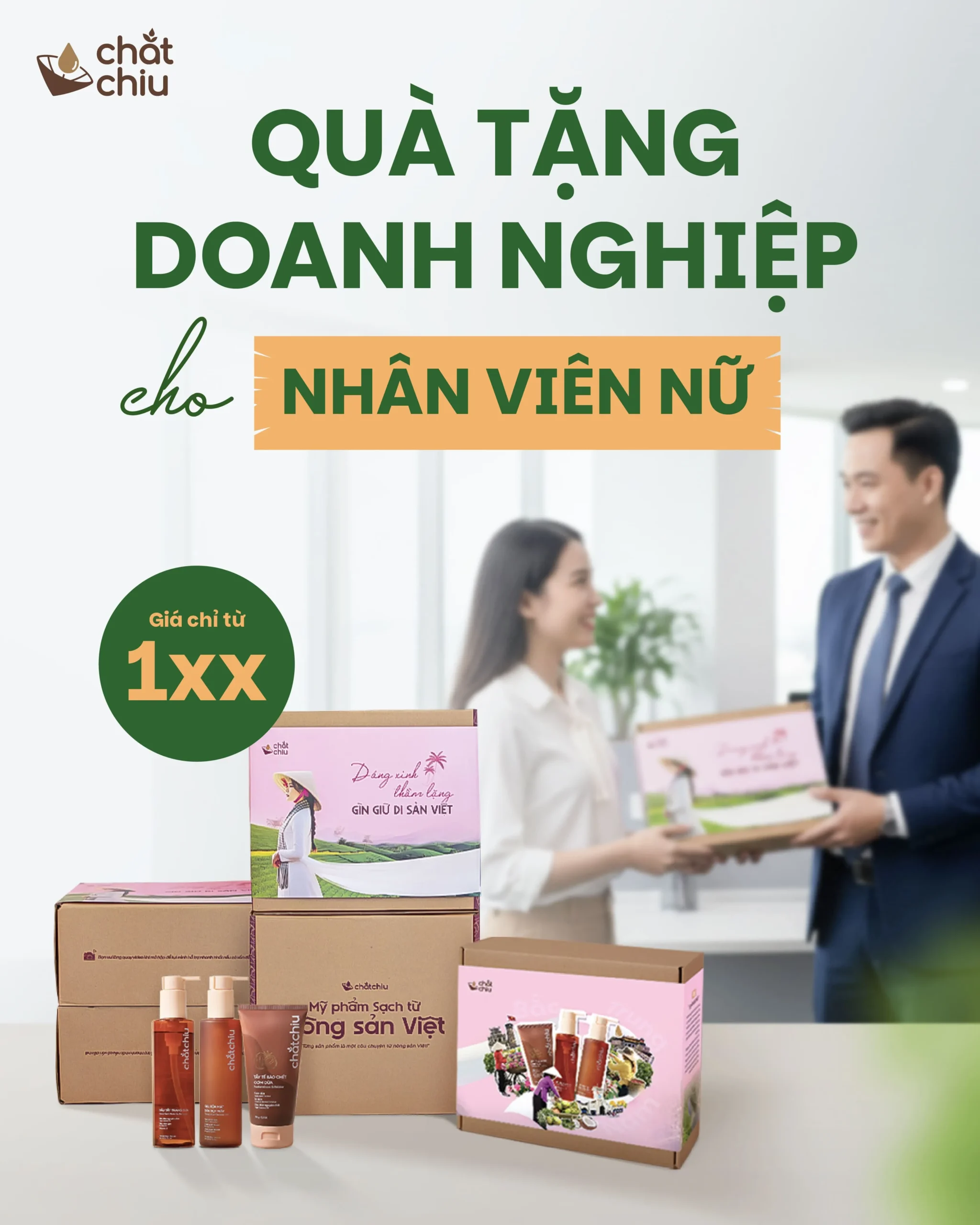 Box quà 2010 Doanh nghiệp tặng Nhân viên nữ ý nghĩa